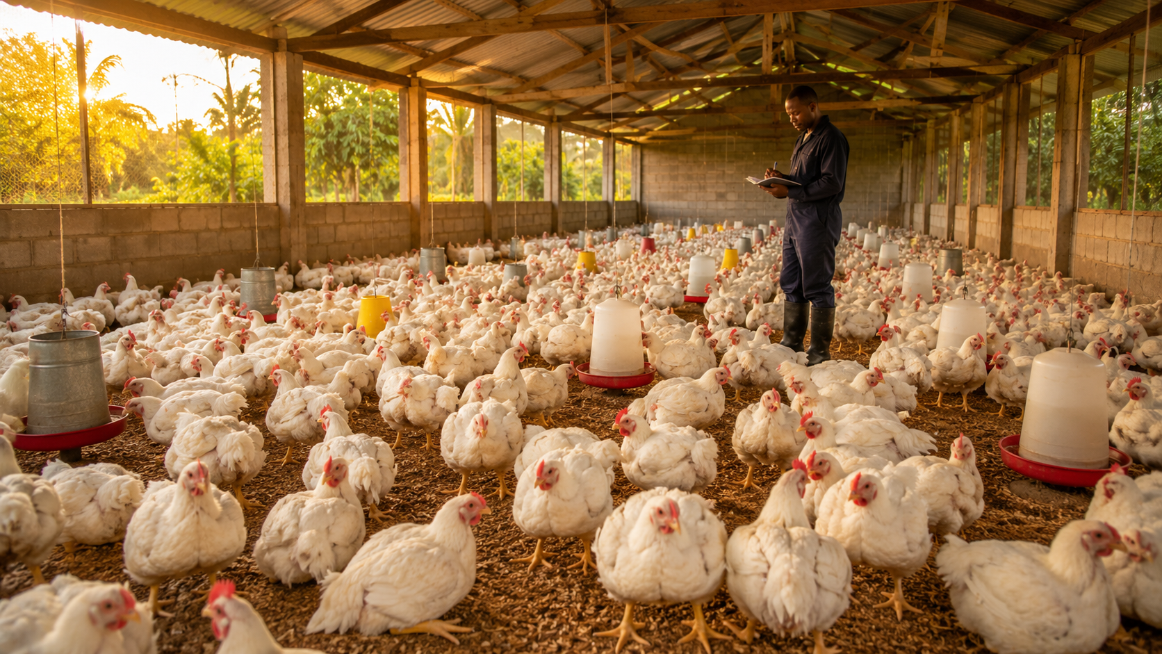 Guide Pratique Amélioré, Élevage de 500 Poulets de Chair